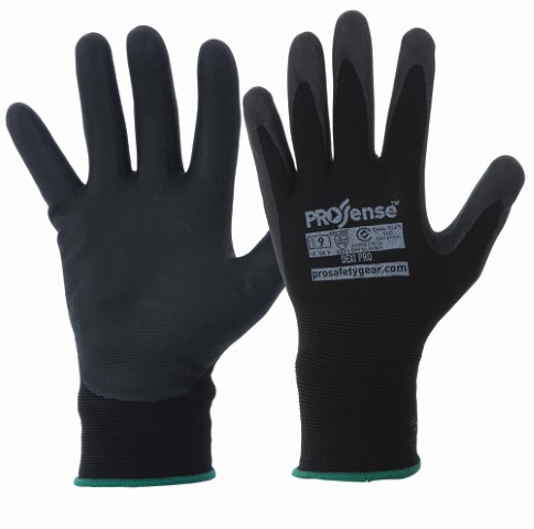 PRO GLOVE NITRILE DEXI-PRO BREATHABLE SIZE 10 - NYLON & LYCRA LINER